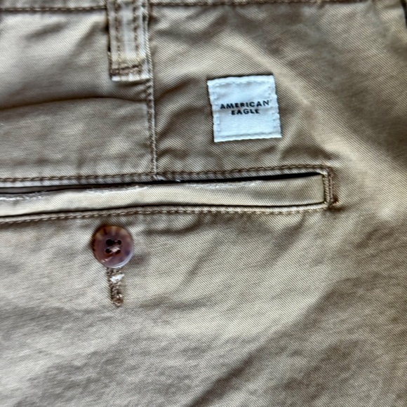 American Eagle Original Straight Flex Lived-In Khaki Pants 34x30 – Classic Beige - Picture 13 of 16